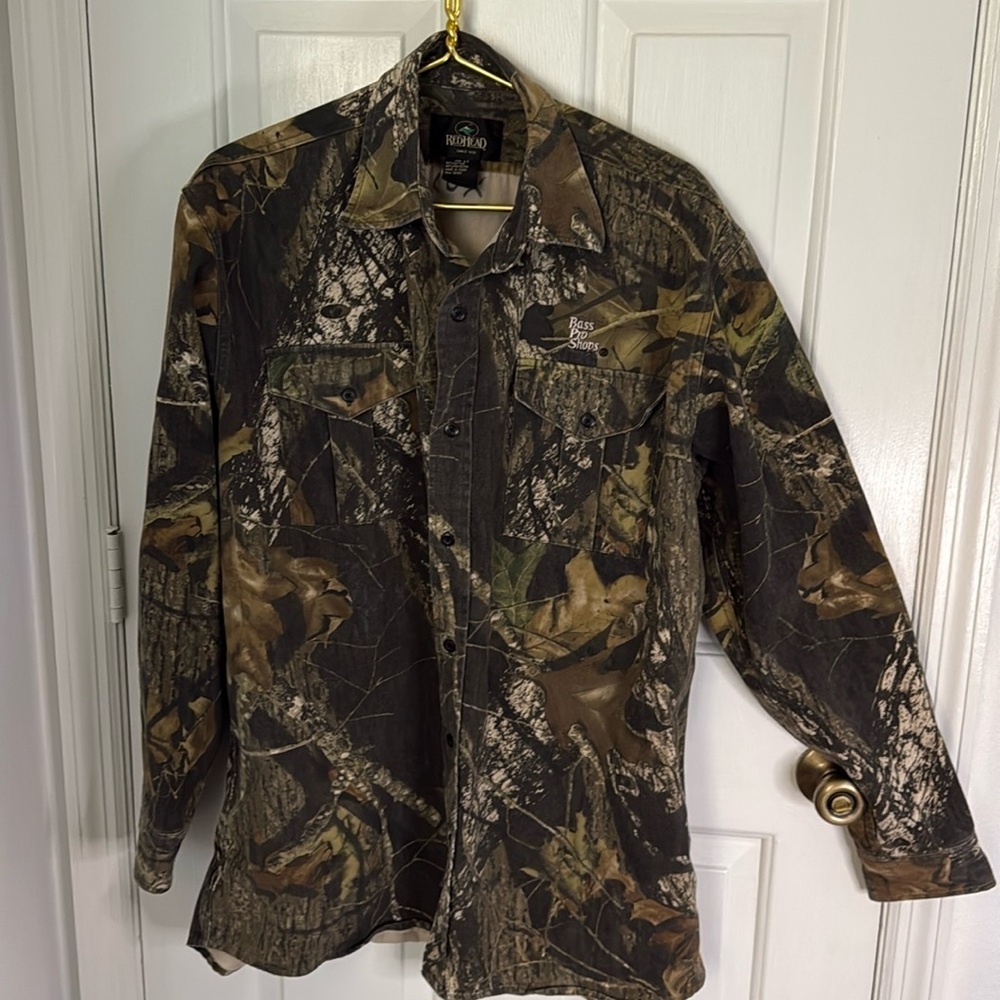 RedHead Camouflage Bass Pro Shop Outdoor Camouflage Jacket/Shirt